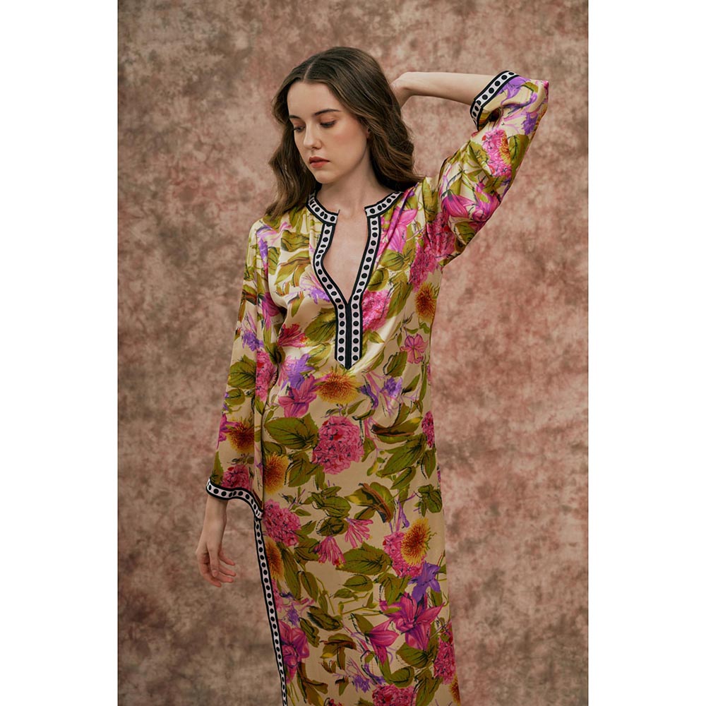 SOTBELLA Floral Print Kaftan