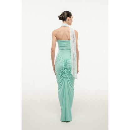 SOTBELLA MINT GREEN WITH LACE BUST Maxi Dress