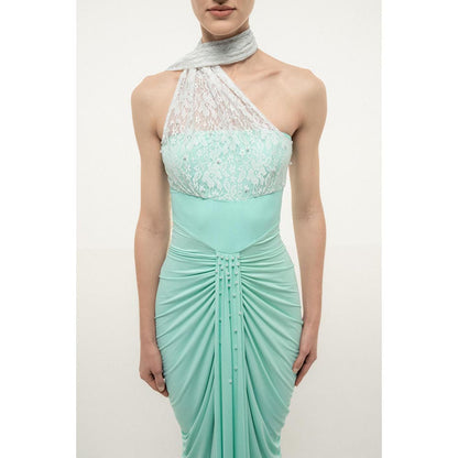 SOTBELLA MINT GREEN WITH LACE BUST Maxi Dress