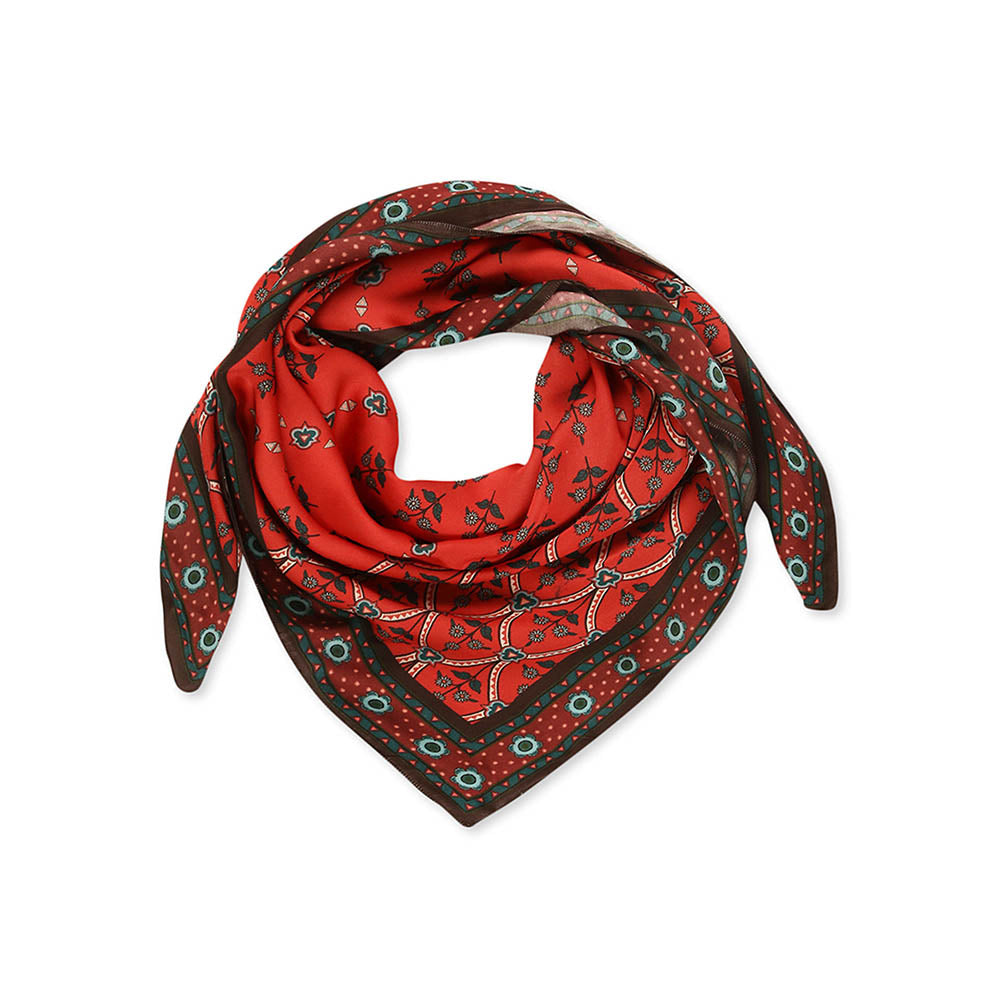 Soup by Sougat Paul Red Printed Stole