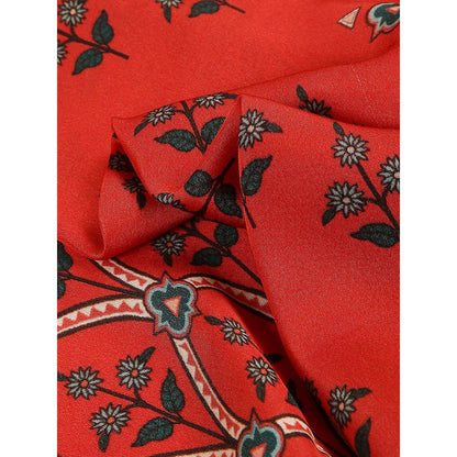 Soup by Sougat Paul Red Printed Stole