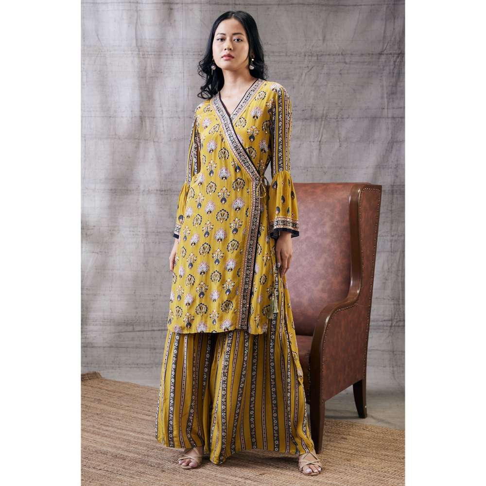 Soup by Sougat Paul Sarouk Embroidered Angarkha (Set of 2)