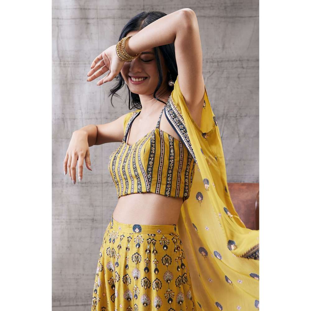 Soup by Sougat Paul Sarouk Embroidered Co-Ord Jacket (Set of 3)