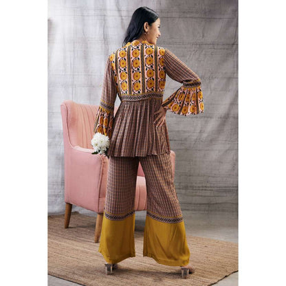 Soup by Sougat Paul Taahira Printed Kurta (Set of 2)