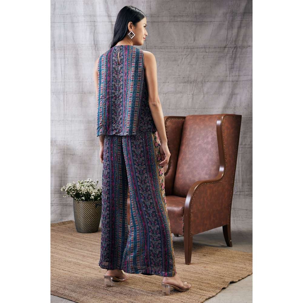 Soup by Sougat Paul Ikaya Printed Sequin Co-Ord (Set of 2)