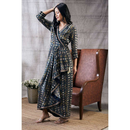 Soup by Sougat Paul Dilara Embroidered Drape Dress