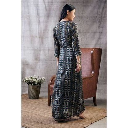 Soup by Sougat Paul Dilara Embroidered Drape Dress