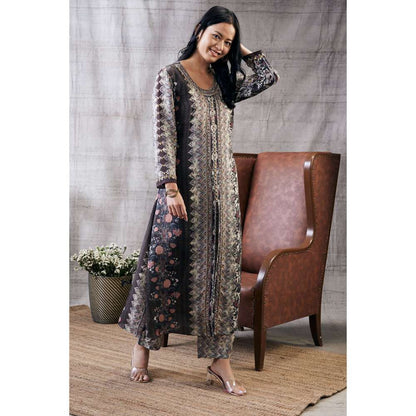 Soup by Sougat Paul Dilara Embroidered Kurta (Set of 2)