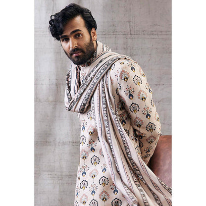 Soup by Sougat Paul Sarouk Printed Sherwani (Set of 4)