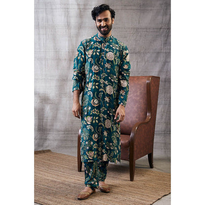 Soup by Sougat Paul Mehr Printed Kurta (Set of 2)
