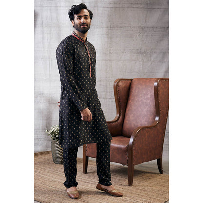 Soup by Sougat Paul Zahra Printed Kurta (Set of 2)