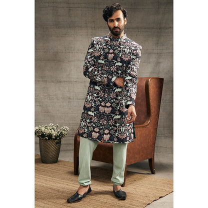 Soup by Sougat Paul Pastel Floral Printed Sherwani (Set of 2)
