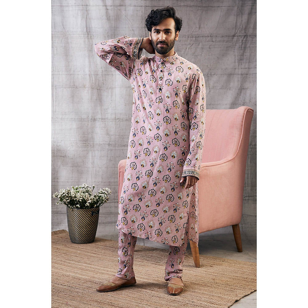 Soup by Sougat Paul Sarouk Printed Kurta (Set of 2)