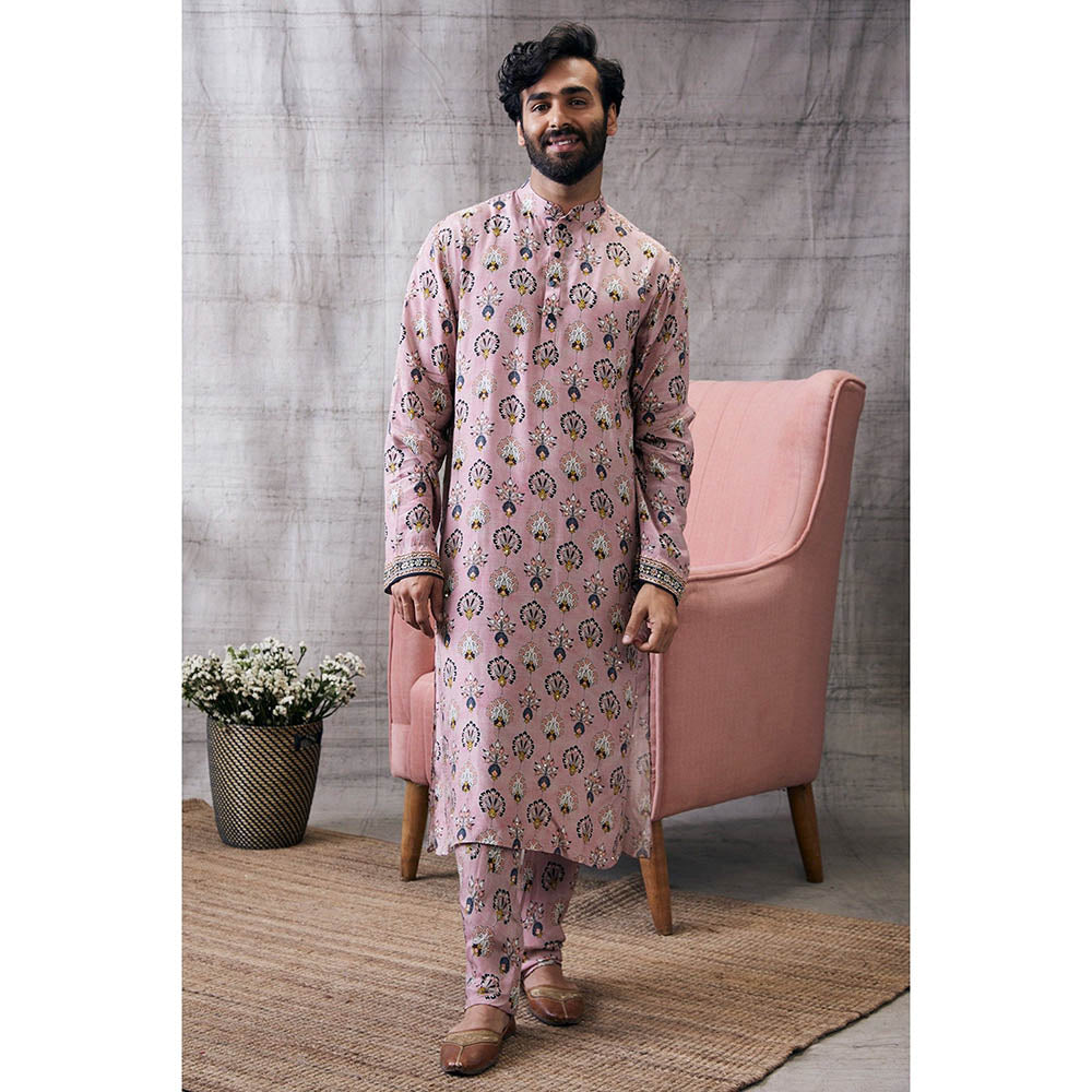 Soup by Sougat Paul Sarouk Printed Kurta (Set of 2)