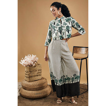 Soup by Sougat Paul Palm Bay Printed Co-ord (Set of 2)