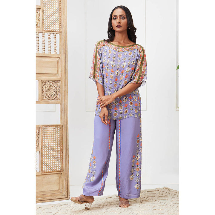 Soup by Sougat Paul Tabriz Lavender Floral Co-Ord (Set of 2)