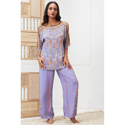 Soup by Sougat Paul Tabriz Lavender Floral Co-Ord (Set of 2)