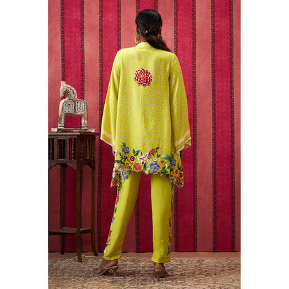 Soup by Sougat Paul Gulista Yellow Floral Co-Ord (Set of 2)