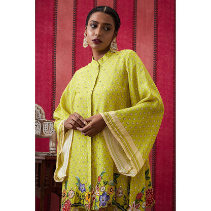 Soup by Sougat Paul Gulista Yellow Floral Co-Ord (Set of 2)