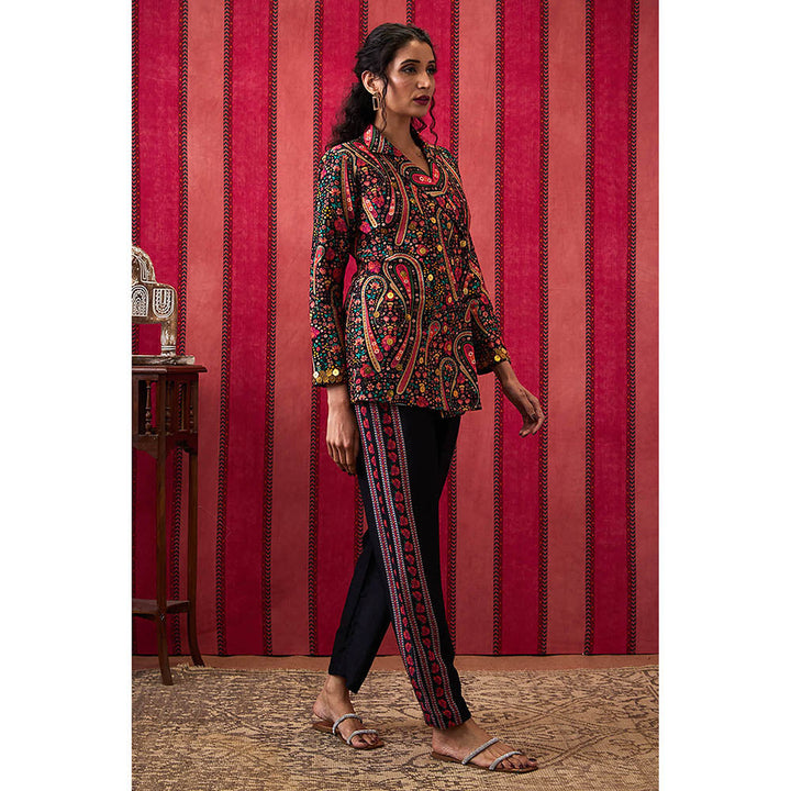 Soup by Sougat Paul Qala Multi-Color Paisley Co-Ord (Set of 2)