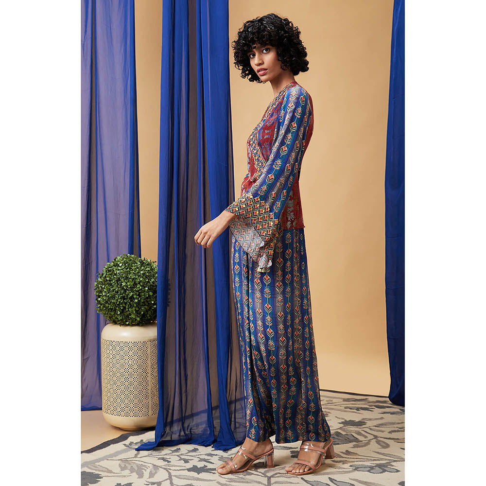 Soup by Sougat Paul Adah Multi-Color Printed Co-Ord (Set of 2)