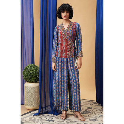 Soup by Sougat Paul Adah Multi-Color Printed Co-Ord (Set of 2)