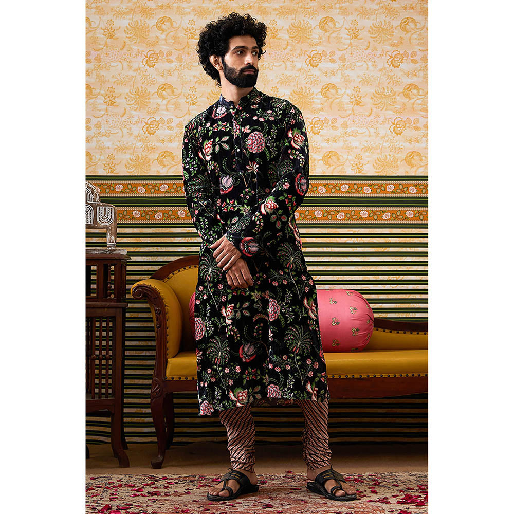 Soup by Sougat Paul Mehr Printed Kurta (Set of 2)