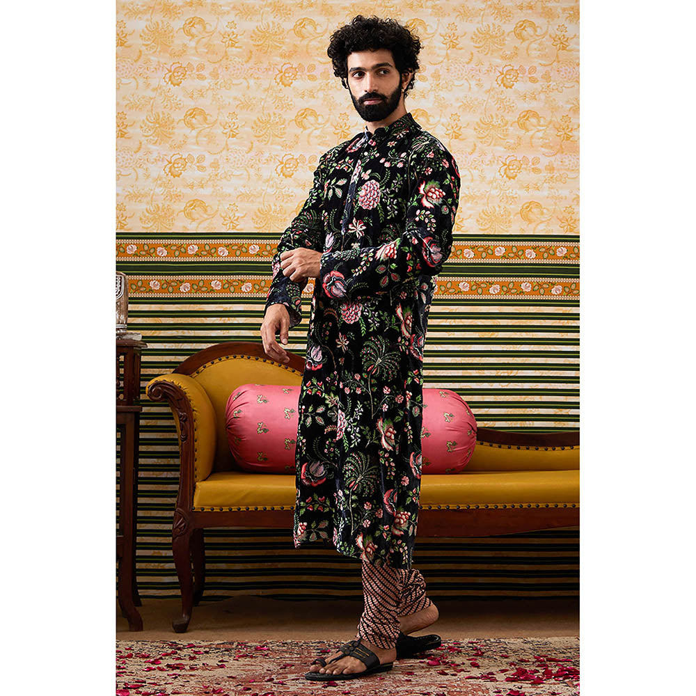 Soup by Sougat Paul Mehr Printed Kurta (Set of 2)