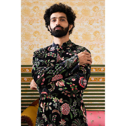 Soup by Sougat Paul Mehr Printed Kurta (Set of 2)