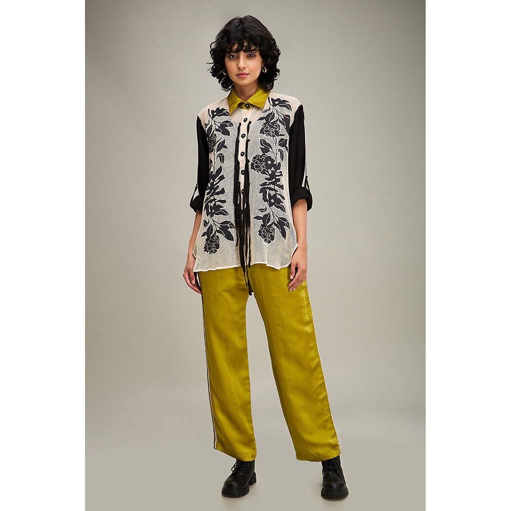 Soup by Sougat Paul Zinnia Applique Co-Ord (Set of 3)