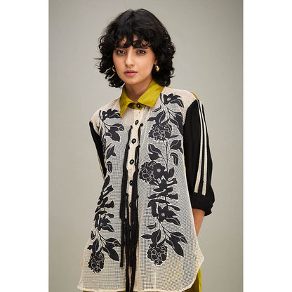 Soup by Sougat Paul Zinnia Applique Co-Ord (Set of 3)