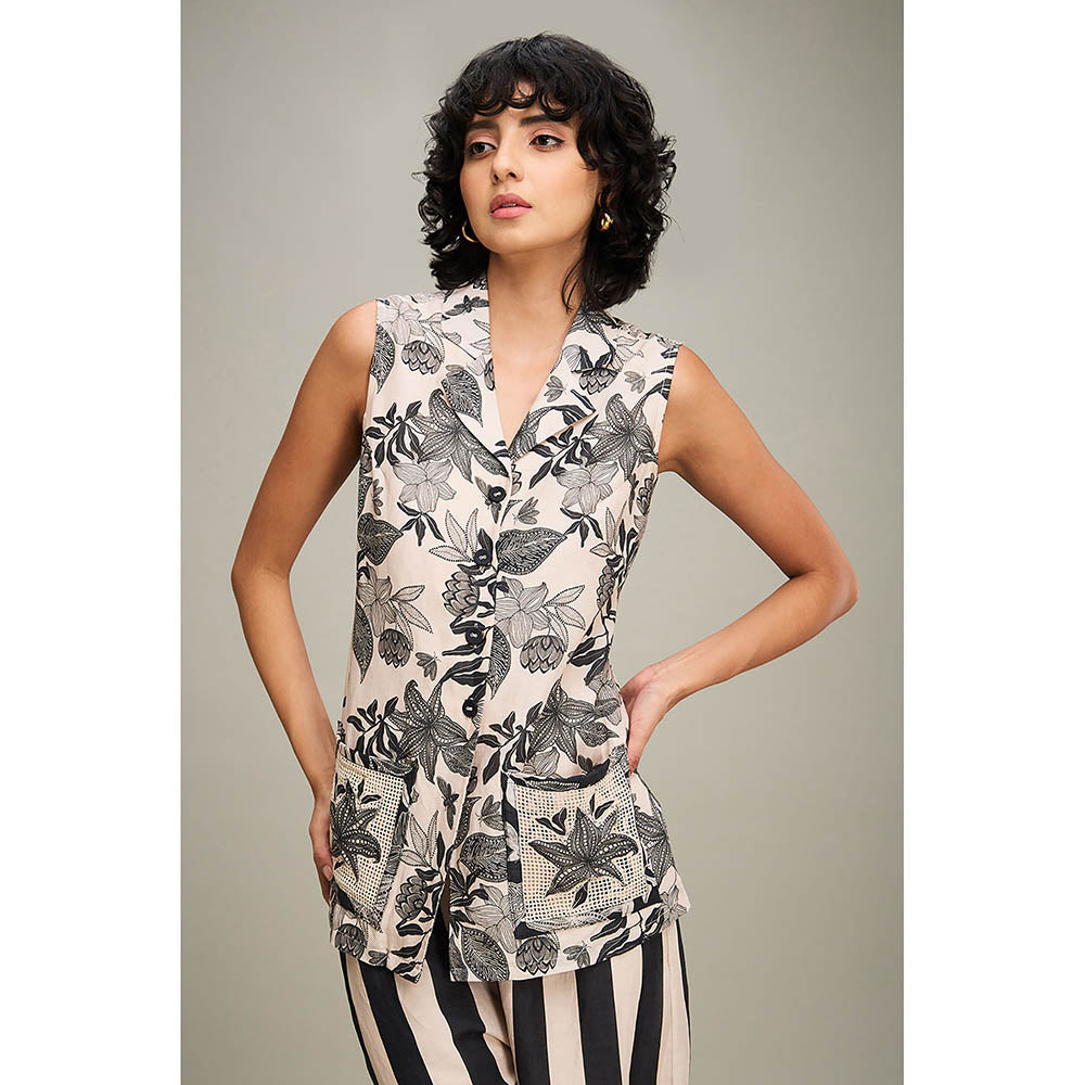 Soup by Sougat Paul Ahyana Printed Co-Ord (Set of 2)