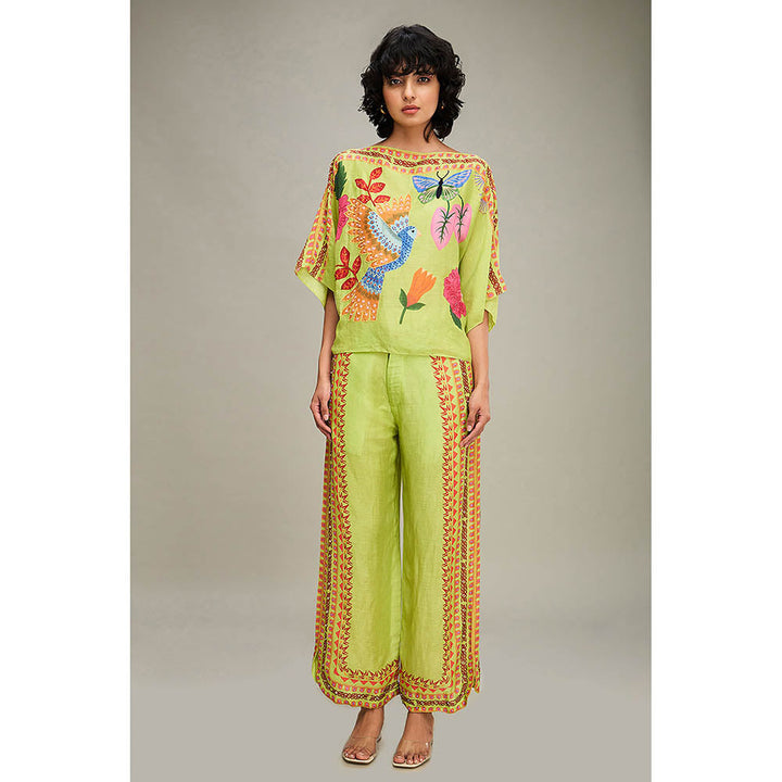 Soup by Sougat Paul Avain Canopy Embellished Kimono Co-Ord (Set of 2)