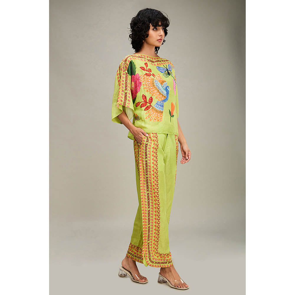 Soup by Sougat Paul Avain Canopy Embellished Kimono Co-Ord (Set of 2)