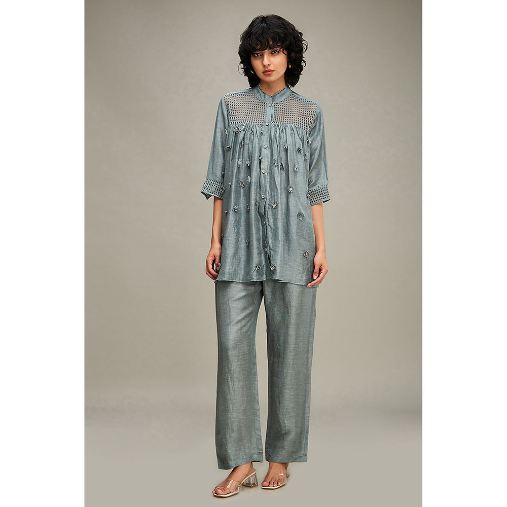 Soup by Sougat Paul Floral Applique Co-Ord (Set of 2)