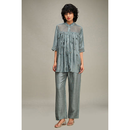 Soup by Sougat Paul Floral Applique Co-Ord (Set of 2)