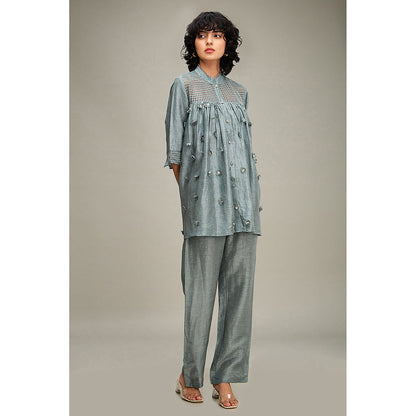 Soup by Sougat Paul Floral Applique Co-Ord (Set of 2)