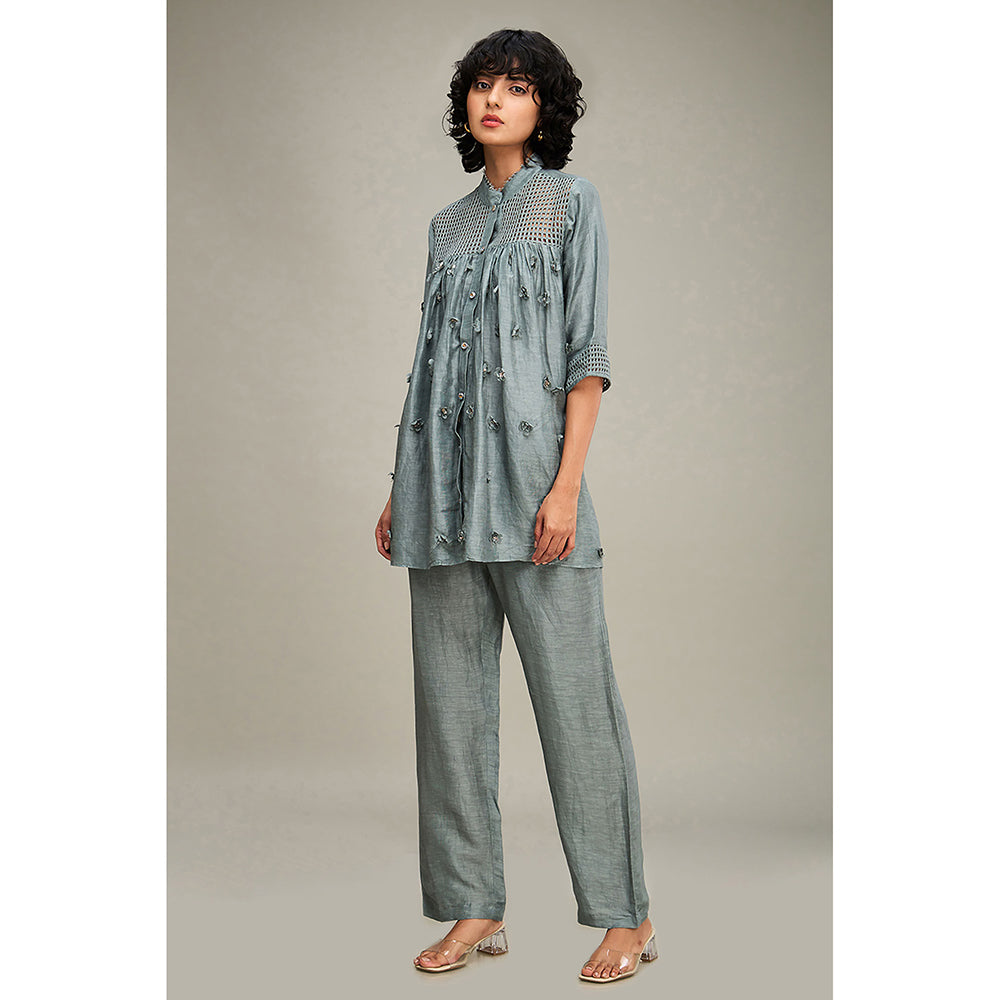 Soup by Sougat Paul Floral Applique Co-Ord (Set of 2)