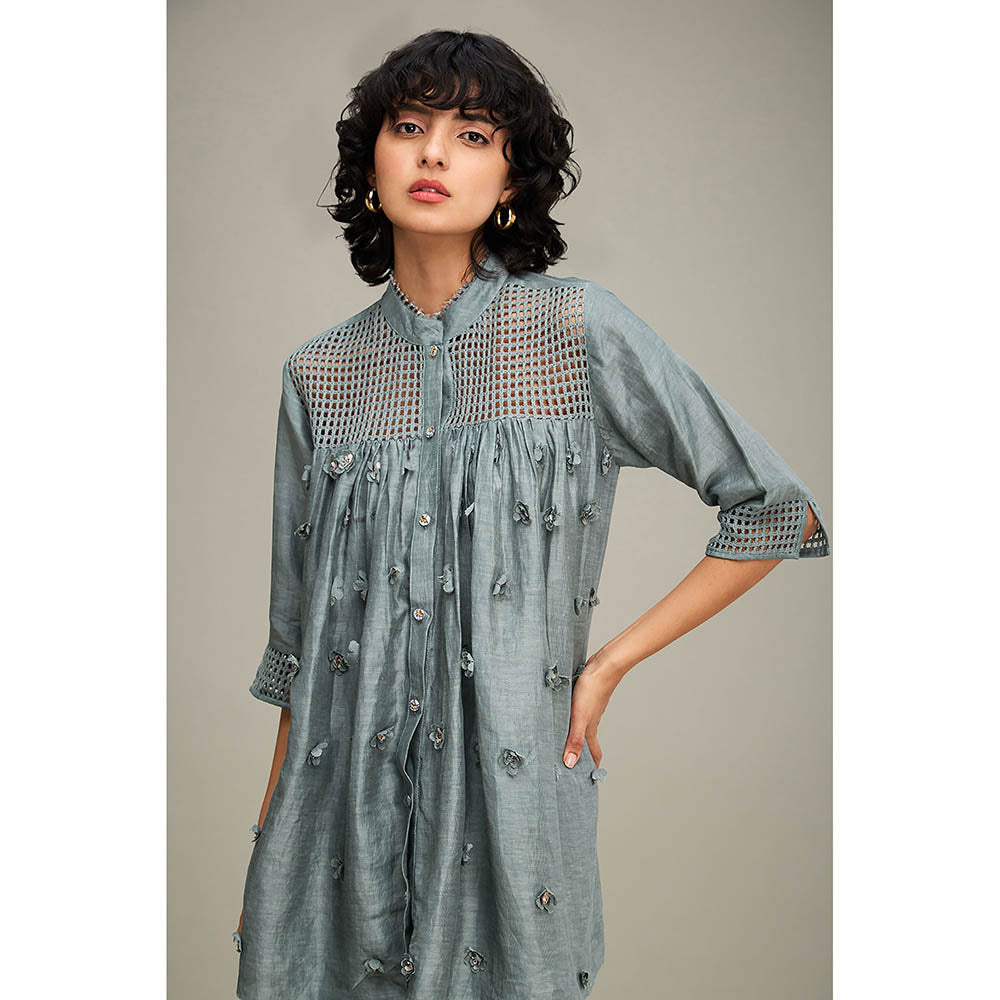 Soup by Sougat Paul Floral Applique Co-Ord (Set of 2)