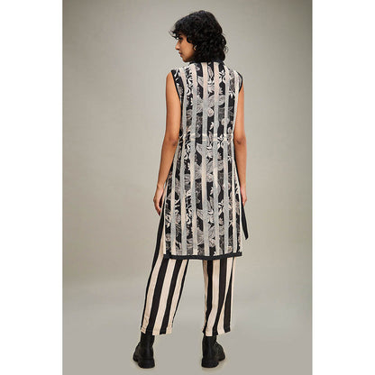 Soup by Sougat Paul Ahyana Applique Kurta and Pant (Set of 2)