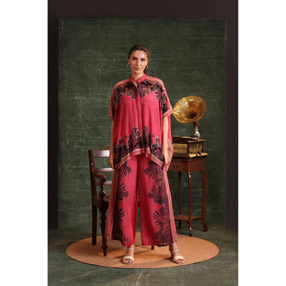 Soup by Sougat Paul Pink Kaira Embellished Co-Ord (Set of 2)