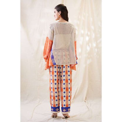Soup by Sougat Paul Kitchra Appliqued Printed Co-Ord (Set of 2)