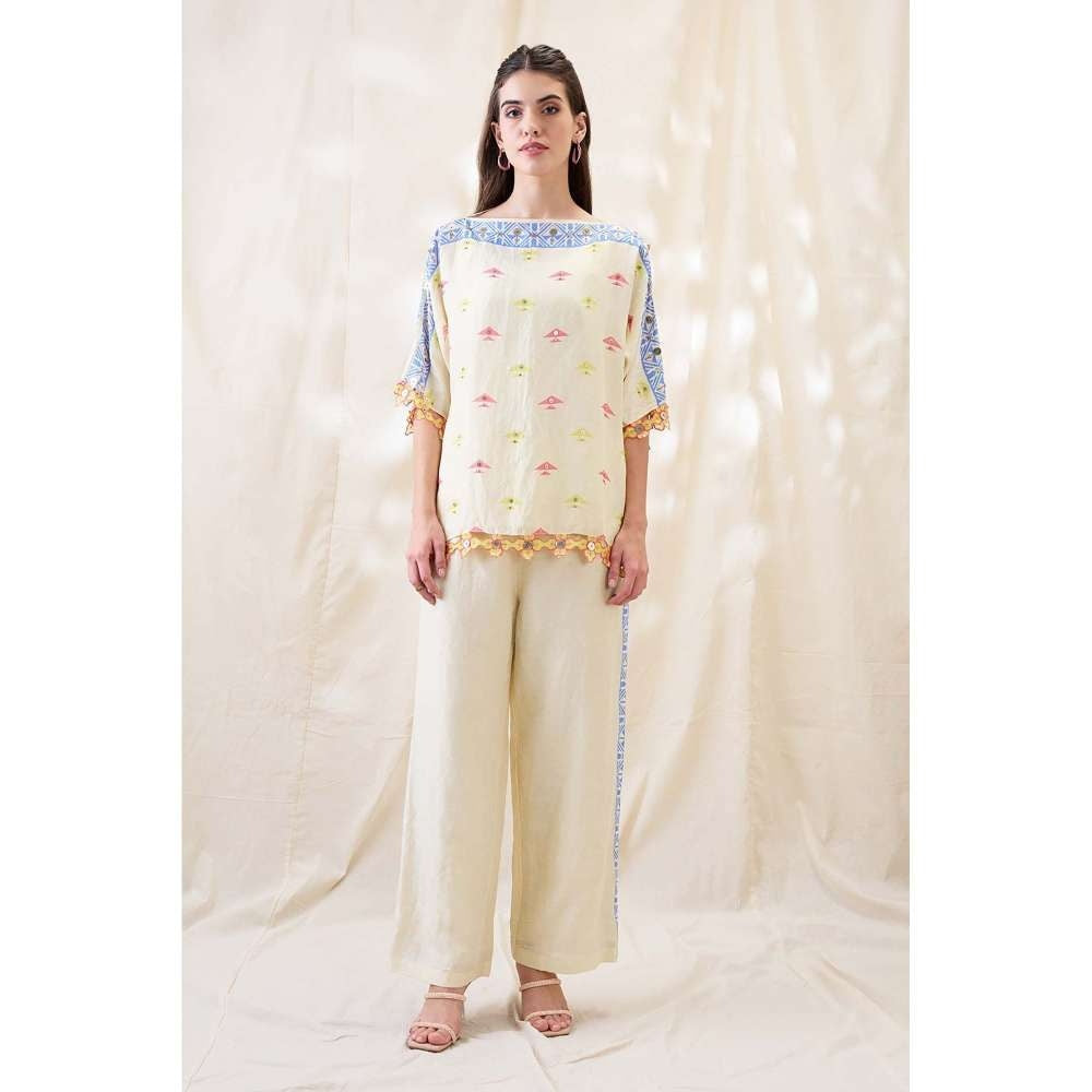 Soup by Sougat Paul Kitchra Appliqued Embellished Co-Ord (Set of 2)