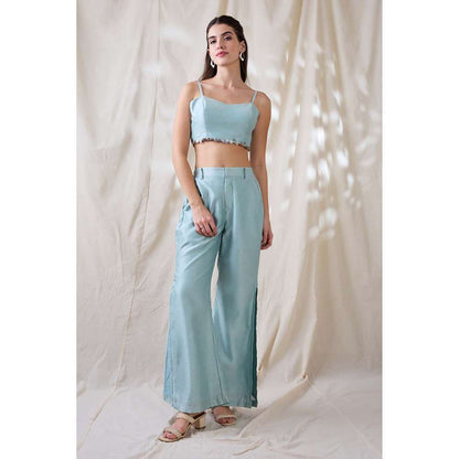 Soup by Sougat Paul Ravya Co-Ord Set with Embroidered Jacket (Set of 3)