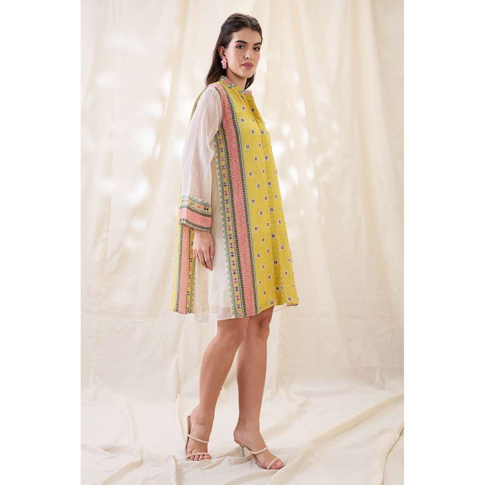 Soup by Sougat Paul Nooma Floral Print A-Line Dress