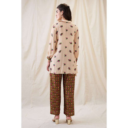 Soup by Sougat Paul Gulzaar Floral Print Co-Ord (Set of 3)