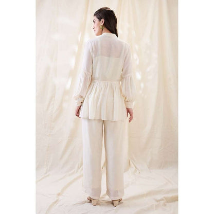 Soup by Sougat Paul Gulzaar Appliqued Peplum Co-Ord (Set of 2)