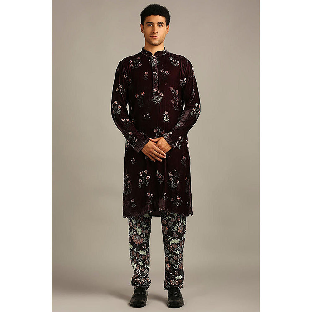 Soup by Sougat Paul Pastel Floral Printed Kurta with Churidar