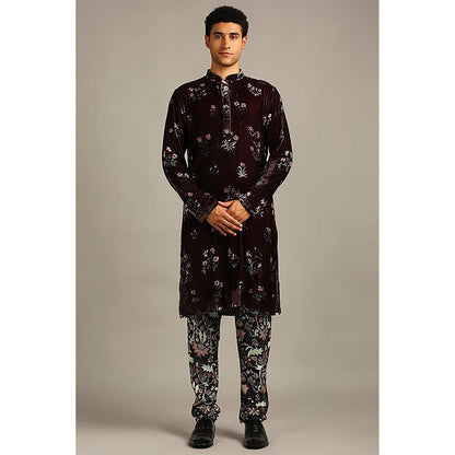 Soup by Sougat Paul Pastel Floral Printed Kurta with Churidar