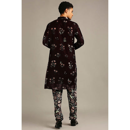 Soup by Sougat Paul Pastel Floral Printed Kurta with Churidar